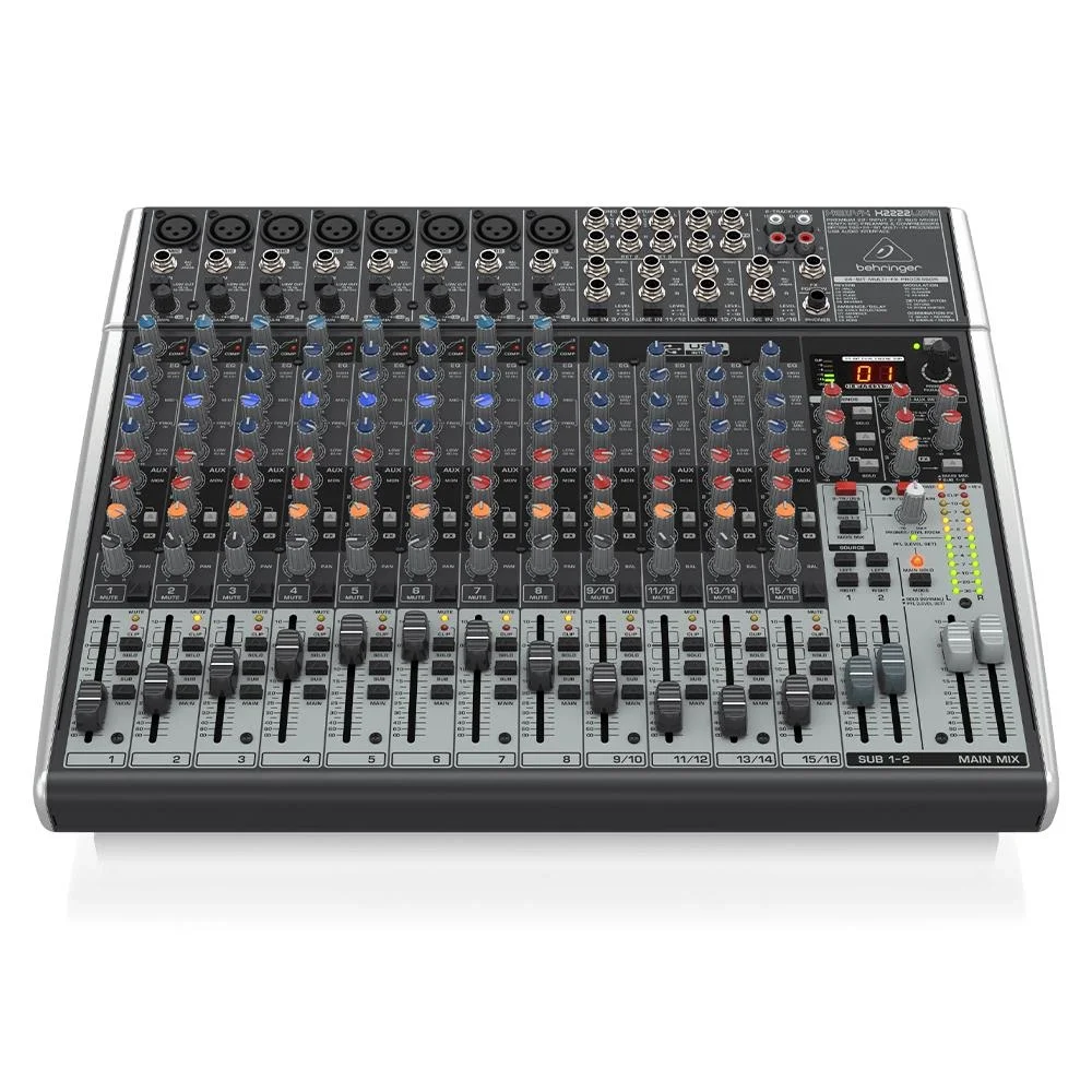 Behringer X2222USB 12-kanal Analog Mikser ***KAPALI***