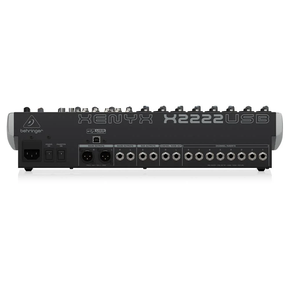 Behringer X2222USB 12-kanal Analog Mikser ***KAPALI***