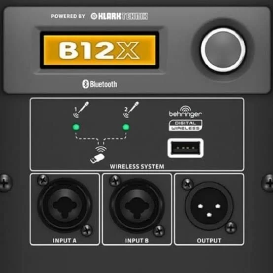 Behringer B12X 12" Aktif Hoparlör, 1000W APP, Bluetooth