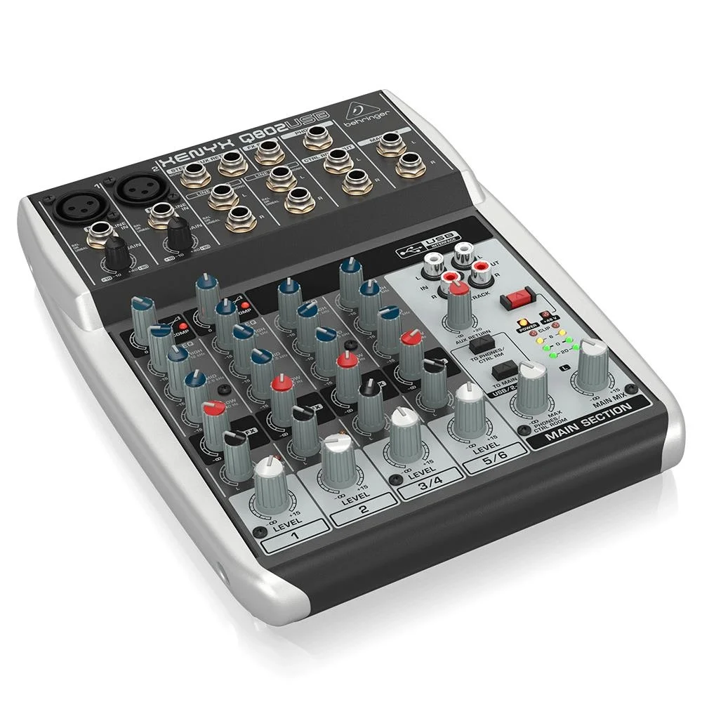 Behringer Q802USB  4-kanal analog Mikser