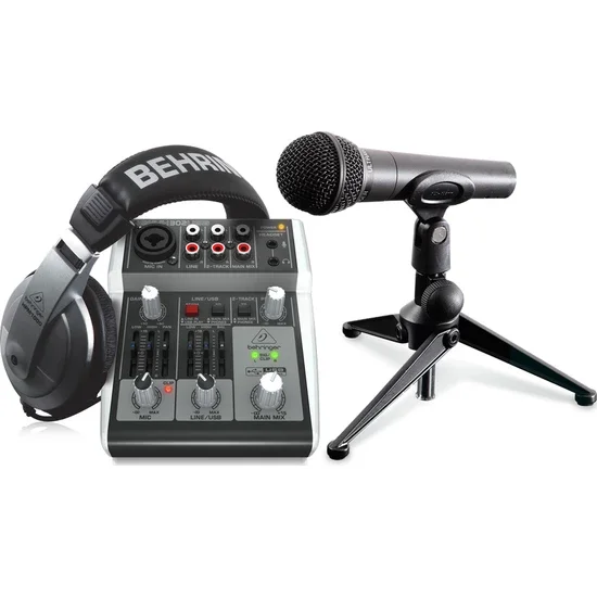 Behringer PODCASTUDIO 2 USB Podcast Kayıt Paketi