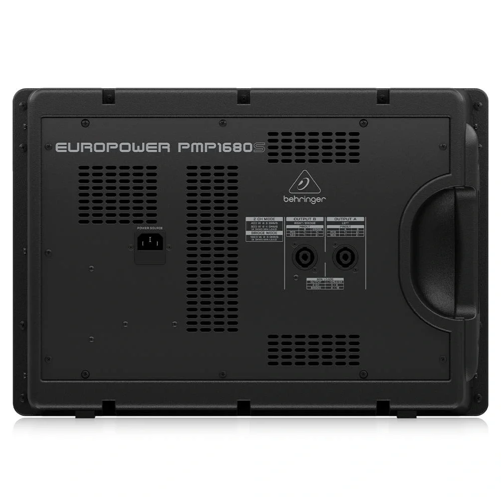 Behringer PMP1680S 10-kanal Powermixer 2x800W, Çift Efekt, FBQ