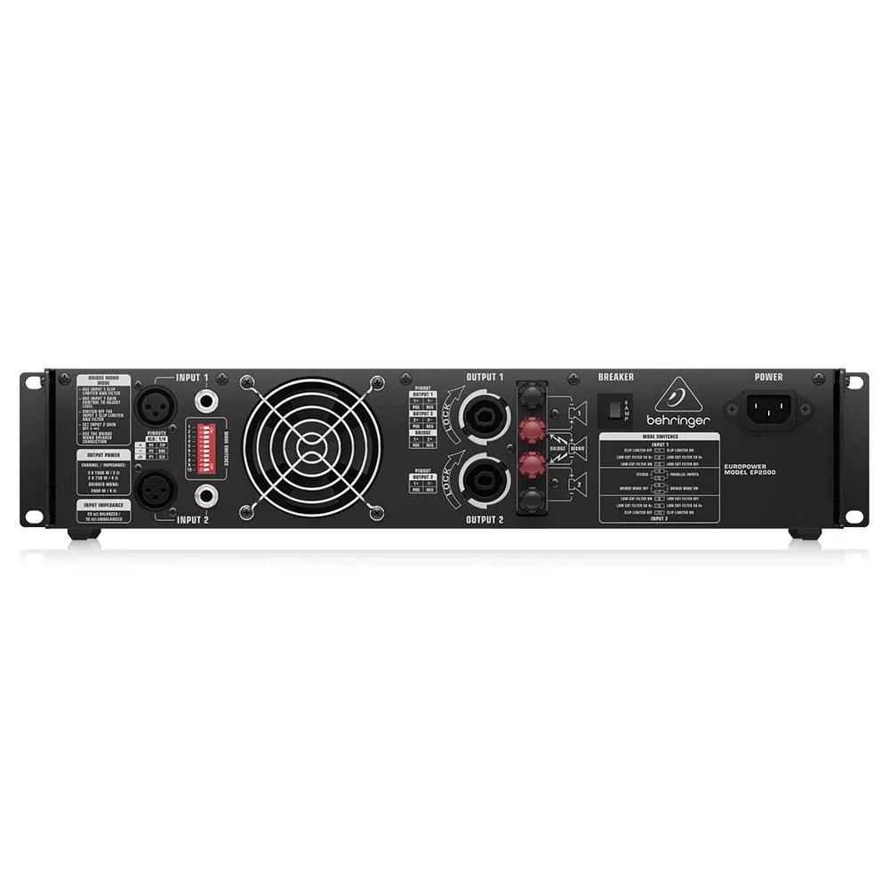Behringer EP2000 2x750W/4-ohm Power Amplifikatör