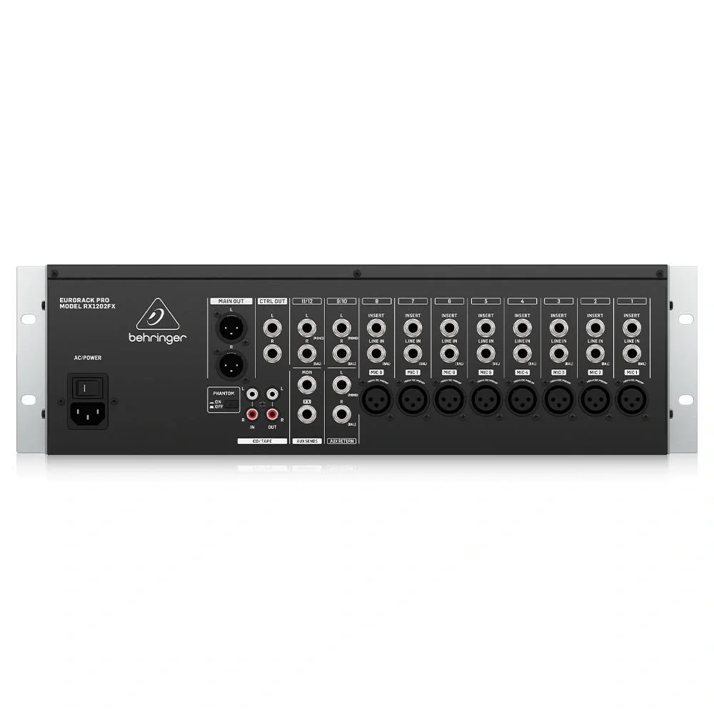 Behringer RX1202FX 12 Kanal Rack Tipi Efektli Mikser