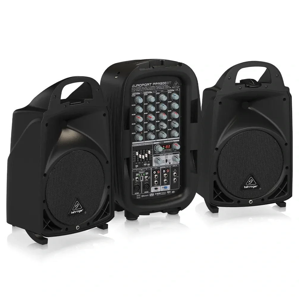 Behringer PPA500BT All-In-One Portatif Hoparlör Seti 6-kanal 2x8" 500W