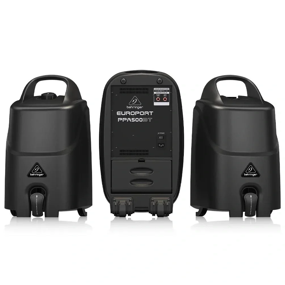 Behringer PPA500BT All-In-One Portatif Hoparlör Seti 6-kanal 2x8" 500W
