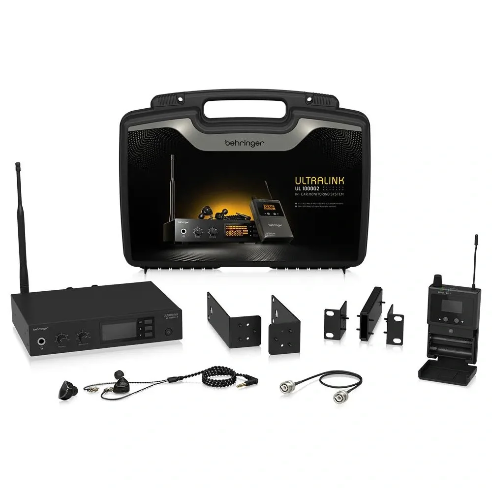Behringer UL1000G2 Kablosuz In-Ear Kulaklık Monitör Sistem 823 frekans