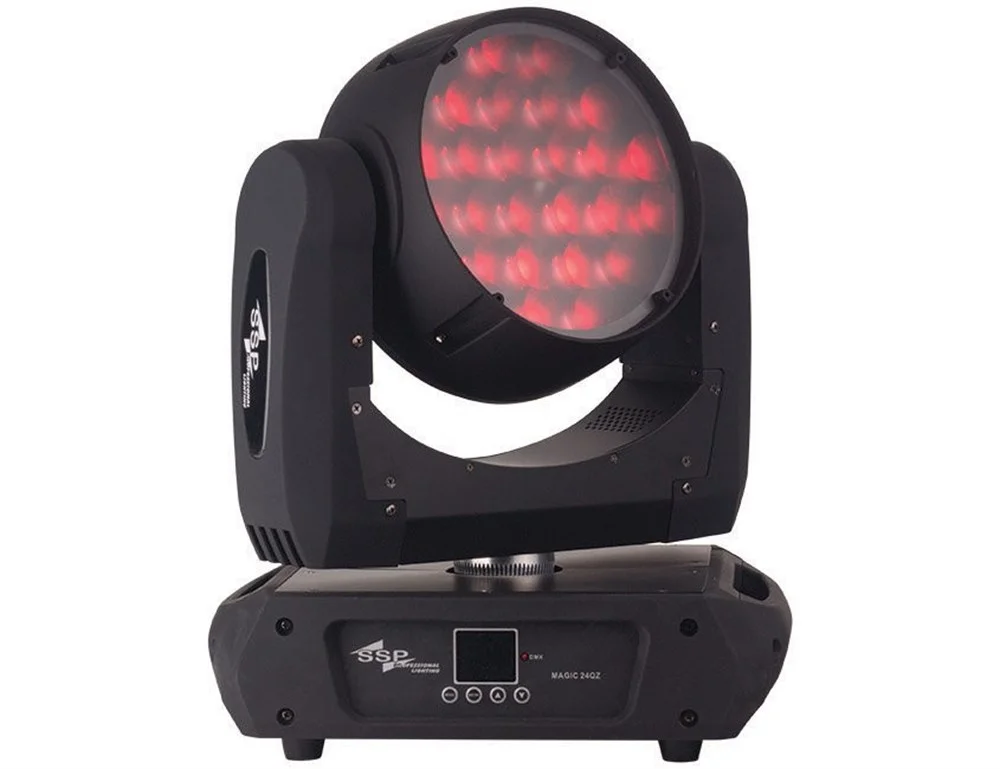 SSP Deron Magic 24QZ Zoomlu Wash Moving Head Robot Işık 24x12W Ledli