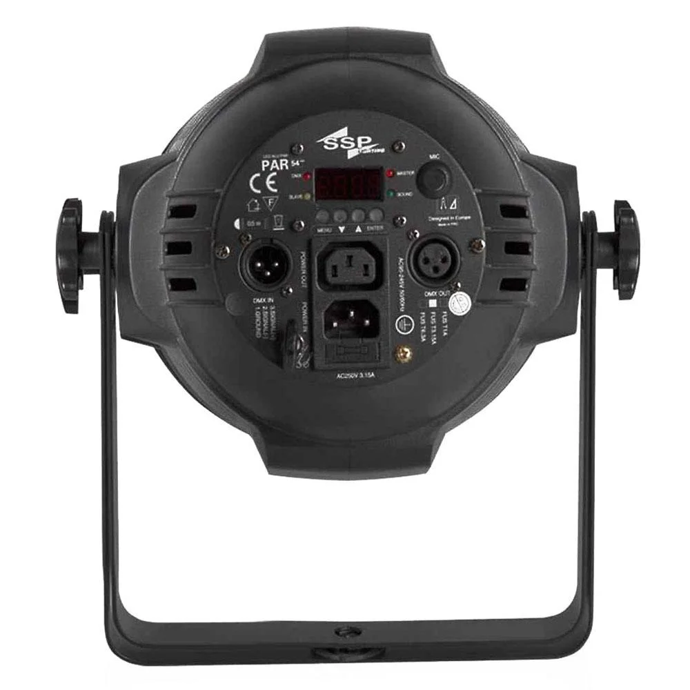 SSP Deron Alu Par 54x3W RGBW LED Par Sahne Işığı