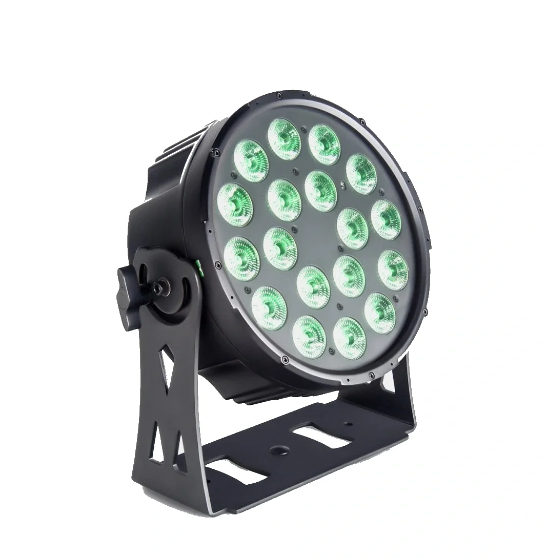 SSP SLIM PAR18-ECO RGBWAUV 6in1 Led PAR Spot, 18x12W
