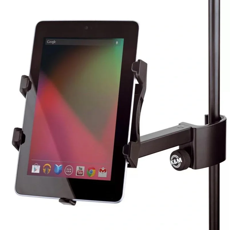 König &amp; Meyer 19740-000-55 Çelik Tablet Tutucu | mikrofon standına takılır