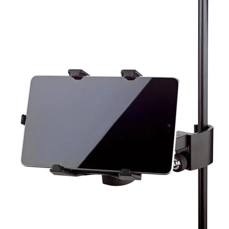 König &amp; Meyer 19740-000-55 Çelik Tablet Tutucu | mikrofon standına takılır
