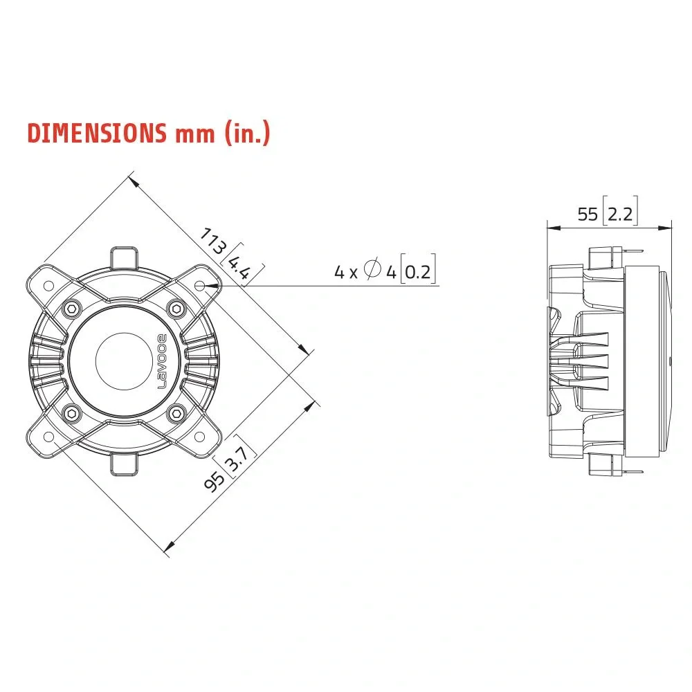 Lavoce Df10.10l 1" Driver