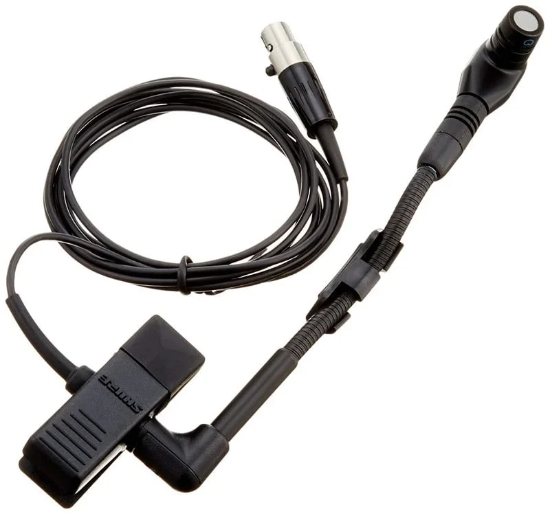 SHURE WB98H/C Enstruman Mikrofonu, Clip-On, Mini Xlr (Kablosuz Setler İçin Opsiyonel)