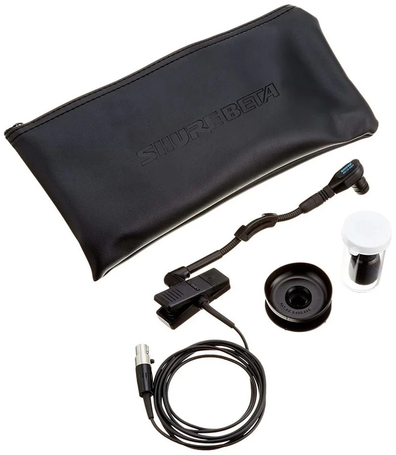 SHURE WB98H/C Enstruman Mikrofonu, Clip-On, Mini Xlr (Kablosuz Setler İçin Opsiyonel)