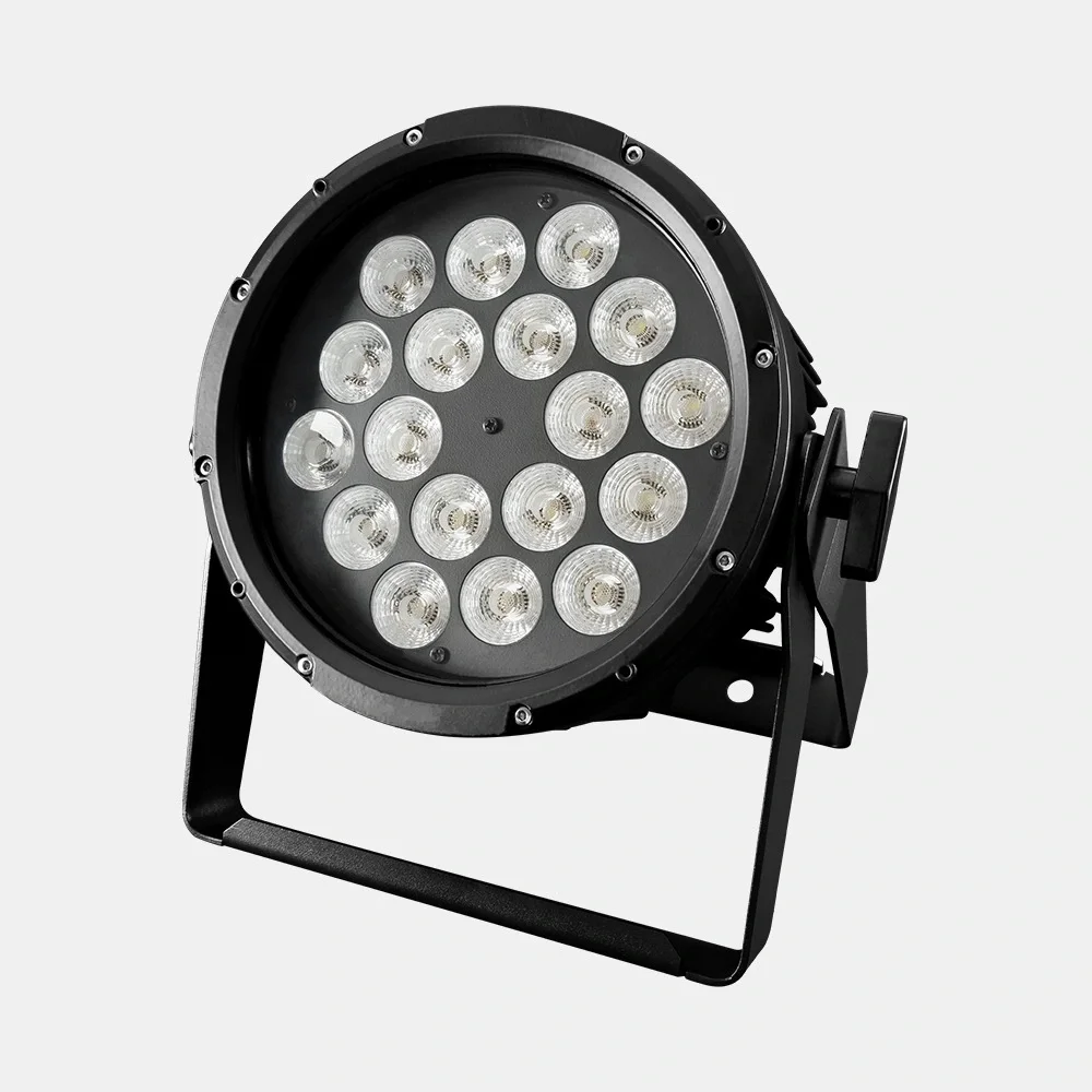 DERON-SPECTRA-SLIM18-WP Led Par Sahne Spotu, 18x12W ,IP65, RGBWAUV 6in1