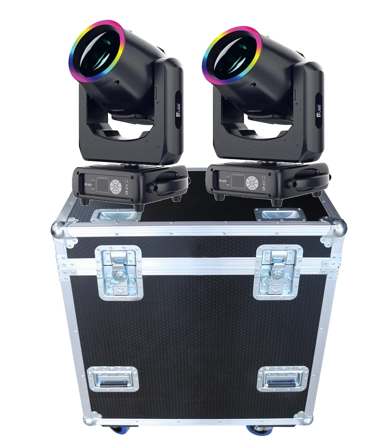 Qube Lighting Mini Beam 230 Beam Moving Head (Çift + Case)