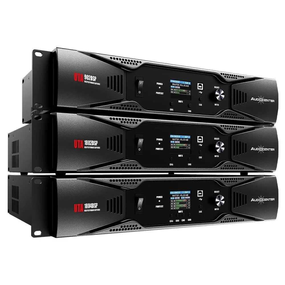 Audiocenter UTA902DSP 2x900W DSP Power Amplifikatör