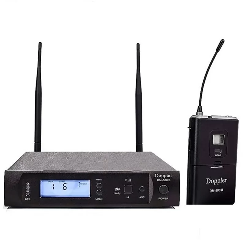 Doppler DM-500B Yaka Tipi Kablosuz Mikrofon Seti