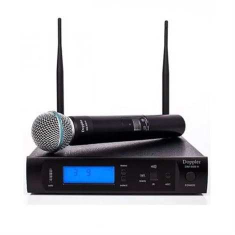 DOPPLER DM-600H El Tipi Profesyonel Dijital Kablosuz Mikrofon Seti, 6X16-kanal Ir