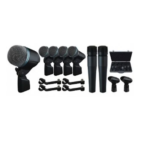 DOPPLER DRM-700 7'li Davul Mikrofon Seti, Case ile