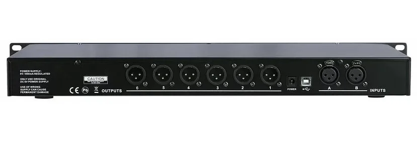 Dap Audio DCP-26 2x6 2 Giriş / 6 Çıkış Dijital DSP Processor