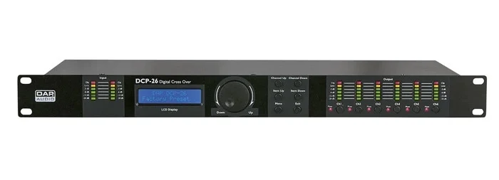 Dap Audio DCP-26 2x6 2 Giriş / 6 Çıkış Dijital DSP Processor