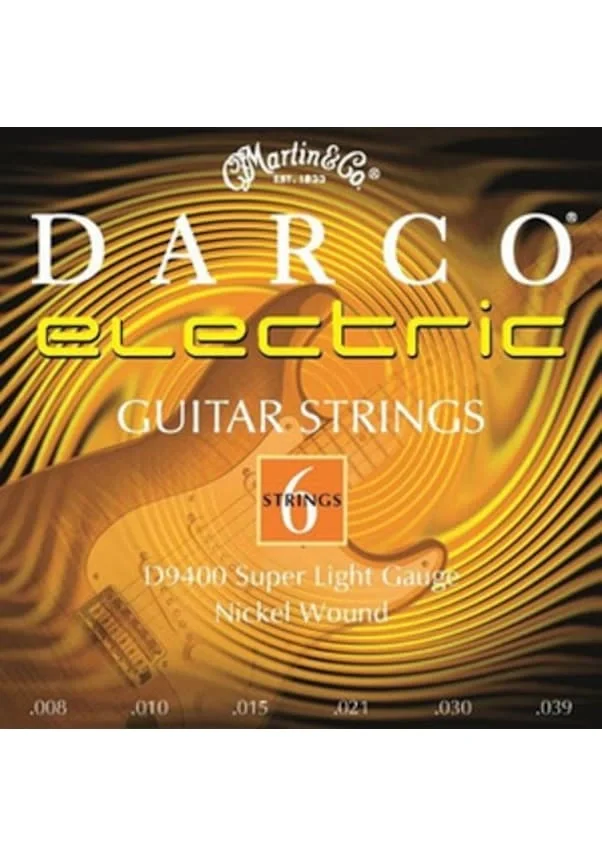 Martin Darco D9400 Elektro Gitar Teli Super Light NO:6 08-39
