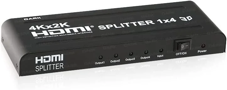 Dark DK-HD-SP4X1 Full Hd 1 Giriş 4 Çıkışlı HDMI Splitter