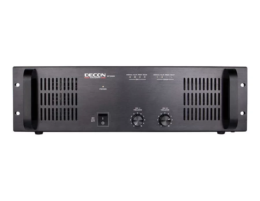 Decon DP-2500D 2x500W/100V D Class Power Amplifikatör