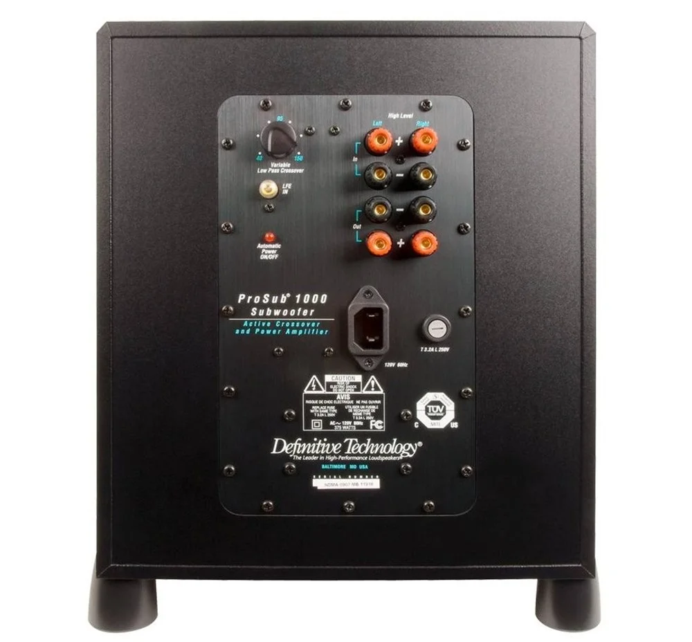 Definitive Prosub 1000 Powered 10" hiFi Subwoofer 300Ws