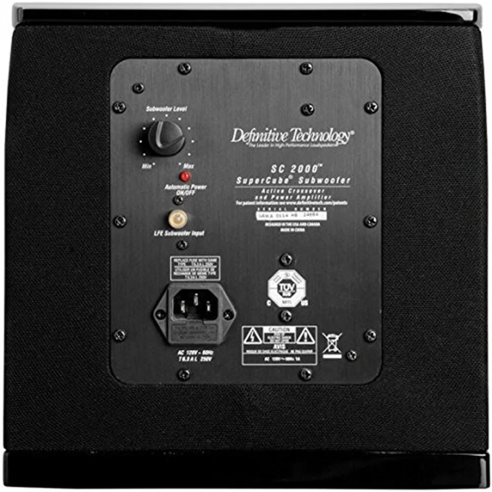 Definitive Supercube 2000 Powered 7.5" hiFi Subwoofer 650Ws
