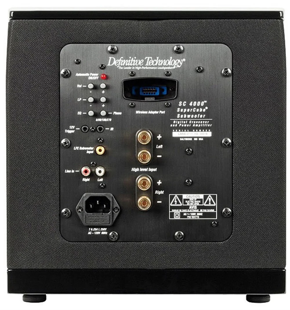 Definitive Supercube 4000 Powered 8" hiFi Subwoofer 1200Ws