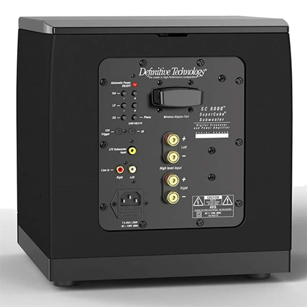 Definitive Supercube 6000 Powered 9" hiFi Subwoofer 1500Ws