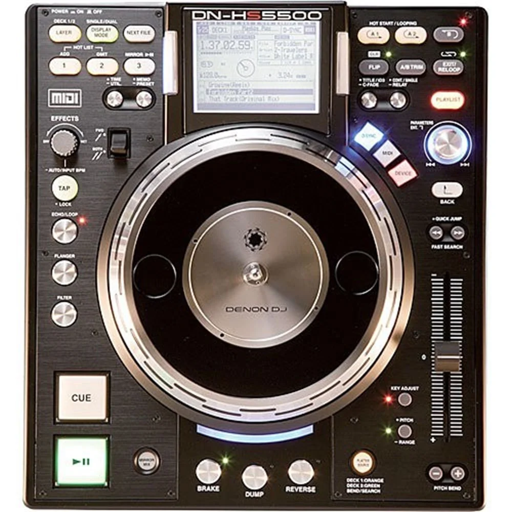 Denon Dn-Hs 5500 Turntable Style Media Player/Usb-Midi Controller