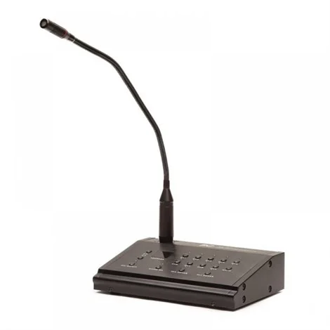 Denox DX218A 10 Zone Anons Kontrol Mikrofonu, DX6212A için anons kontrol mikrofonu