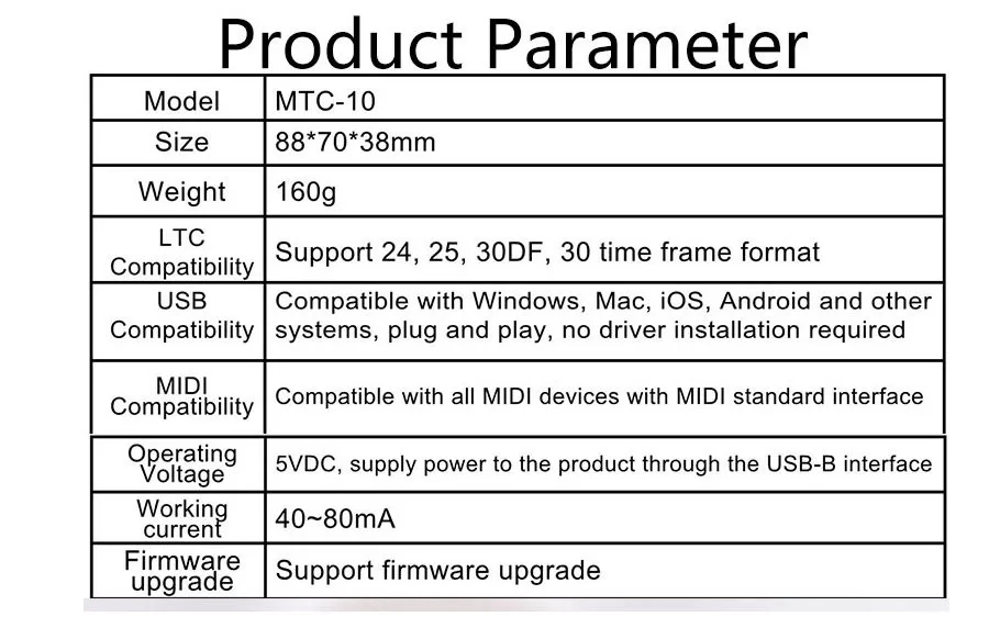 Doremidi MTC-10 Midi Time Code Senkranizasyonu