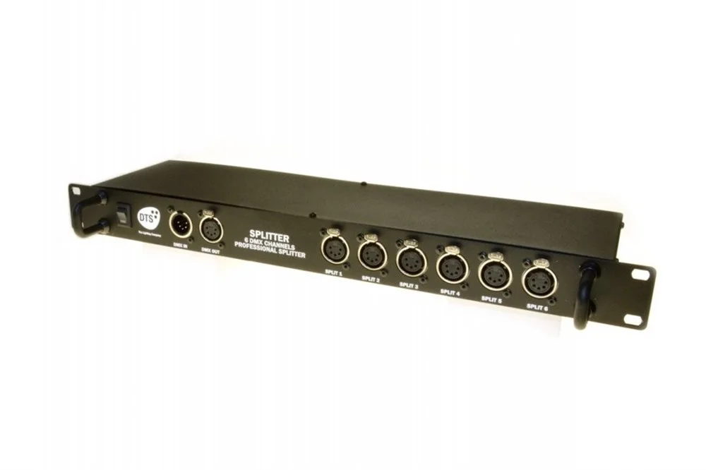 Dts Ch6 6-kanal Dmx Spliter 1 İn 6 Out, 3/5 Xlr Pole