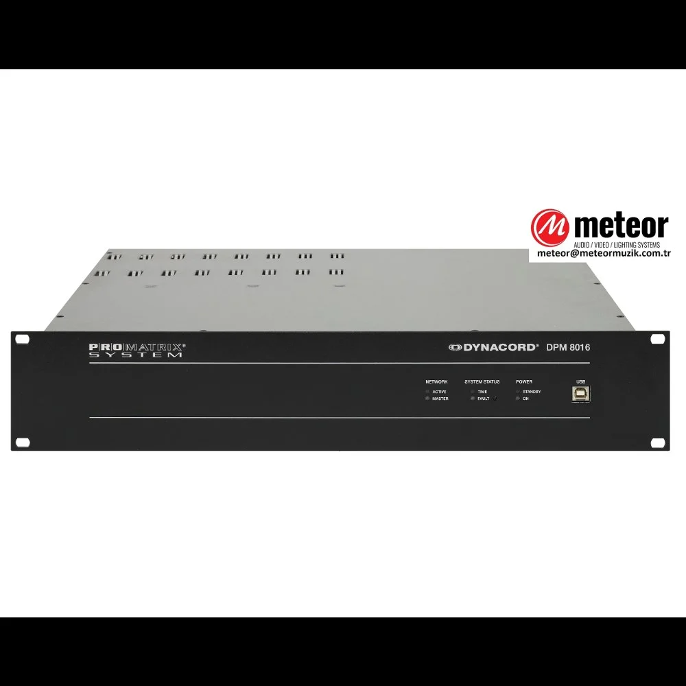Dynacord DPM 8016 Promatrix 8000 System Manager, Signal Processing, Routing