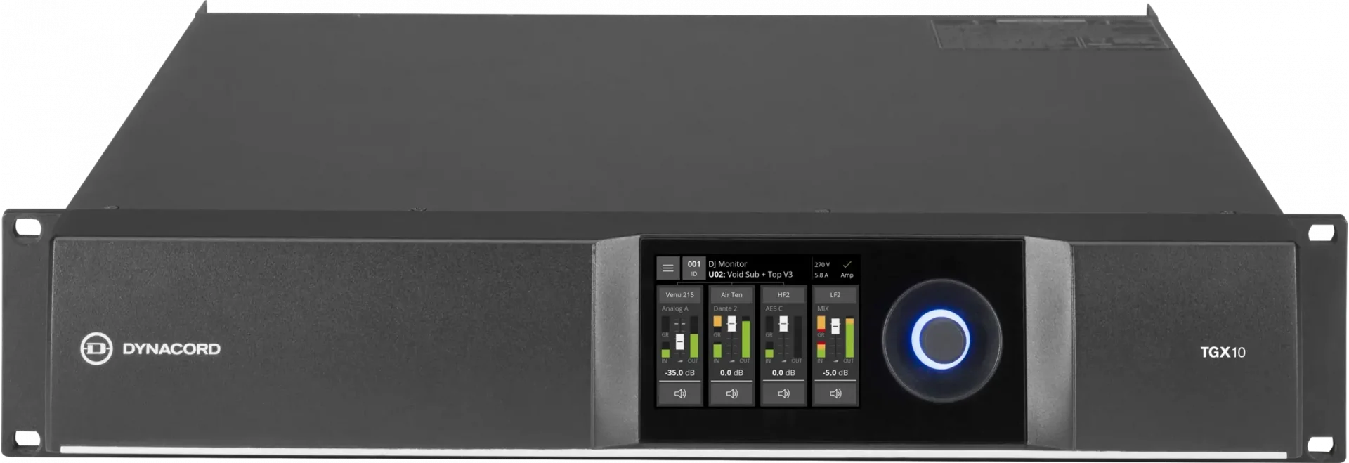 Dynacord TGX10 4x2500W Networked Touring DSP Amplifier (Rental/Pro)
