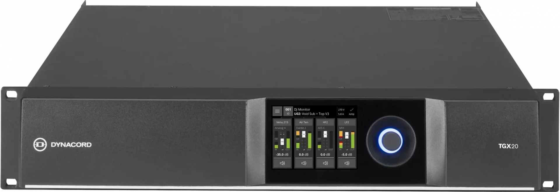 Dynacord TGX20 4x5000W Networked Touring DSP Amplifier (Rental/Pro)