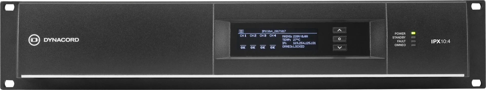Dynacord IPX10:4 DSP Power Amplifikatör 4x2500W /4-ohm (Rental/Pro)