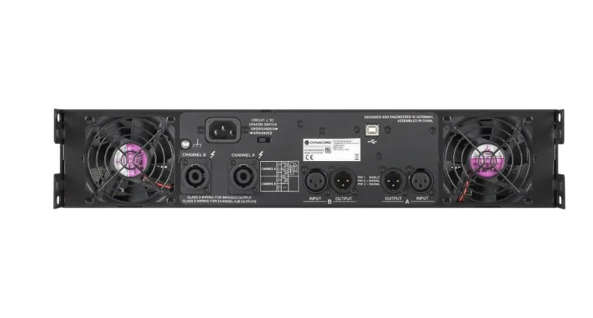 Dynacord L2800FD 2x1400W/4-ohm DSP Power Amplifikatör (Rental/Pro)