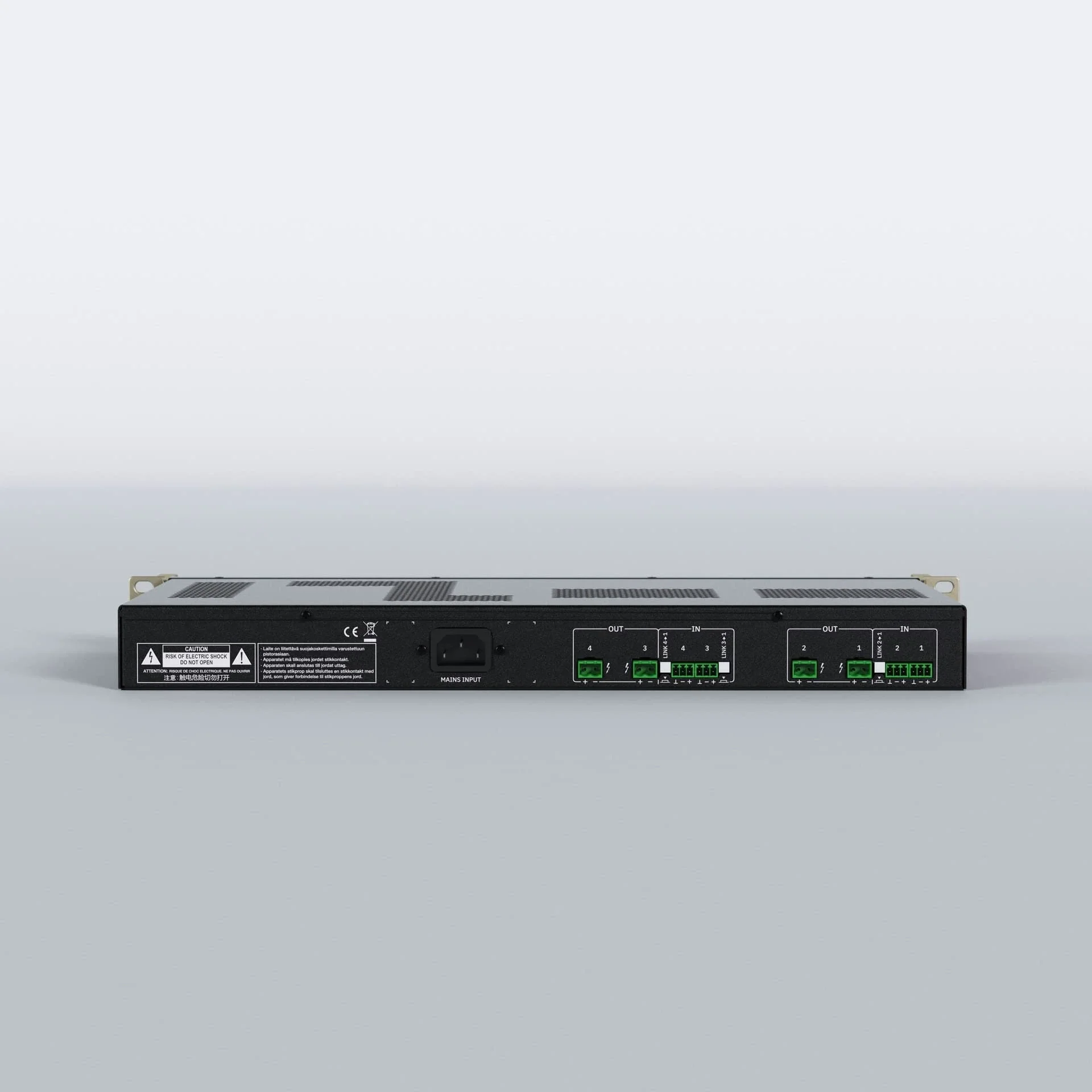 Ecler AURA-4L150 DSP Power Amplifikatör 4x150W 4-ohm Class D