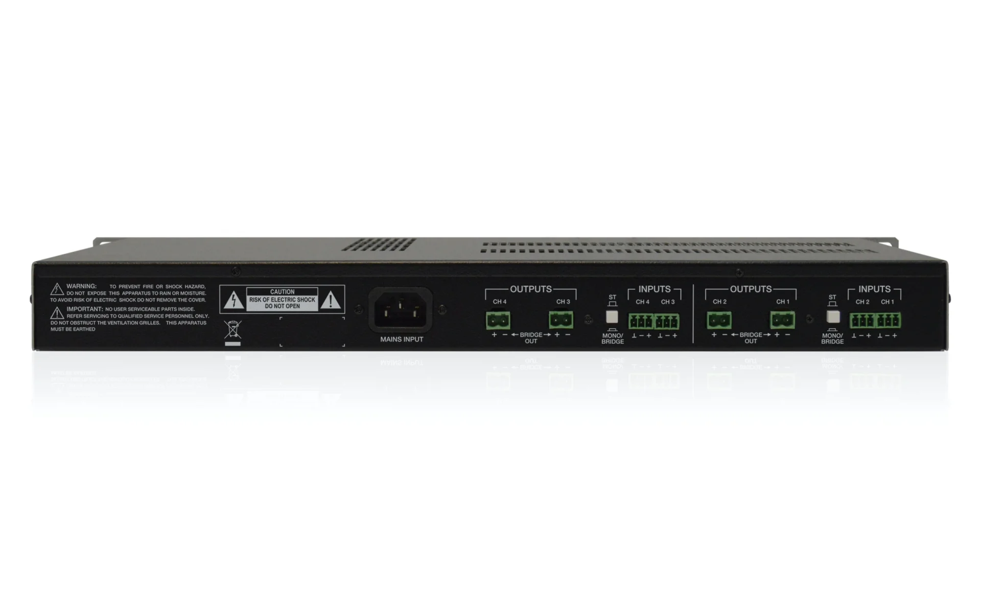 ECLER eGPA4-150 4x150 WRMS | class D | Power Amplifikatör
