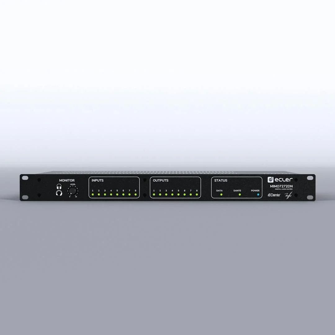 Ecler MIMO7272DN 72x72 Dijital Matrix Dante™ AES67