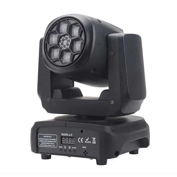 Lexence LX-600E 6x15W Wash Small Bee Eyes Moving Head with Laser