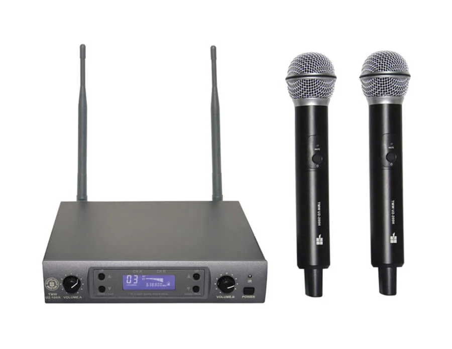 Topp Pro TMW U2-100R - UHF 2 Kanal 2 El Telsiz Mikrofon