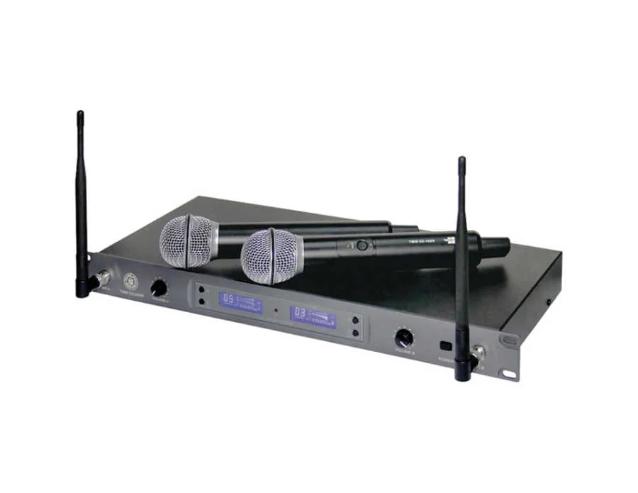 Topp Pro TMW U2-200M - UHF 2 Kanal Çift El Telsiz Mikrofon