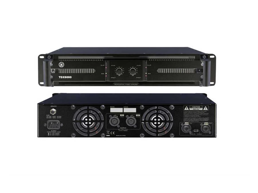 TOPP PRO TDX 8000 Power Amplifikatör 16x130W/4-ohm